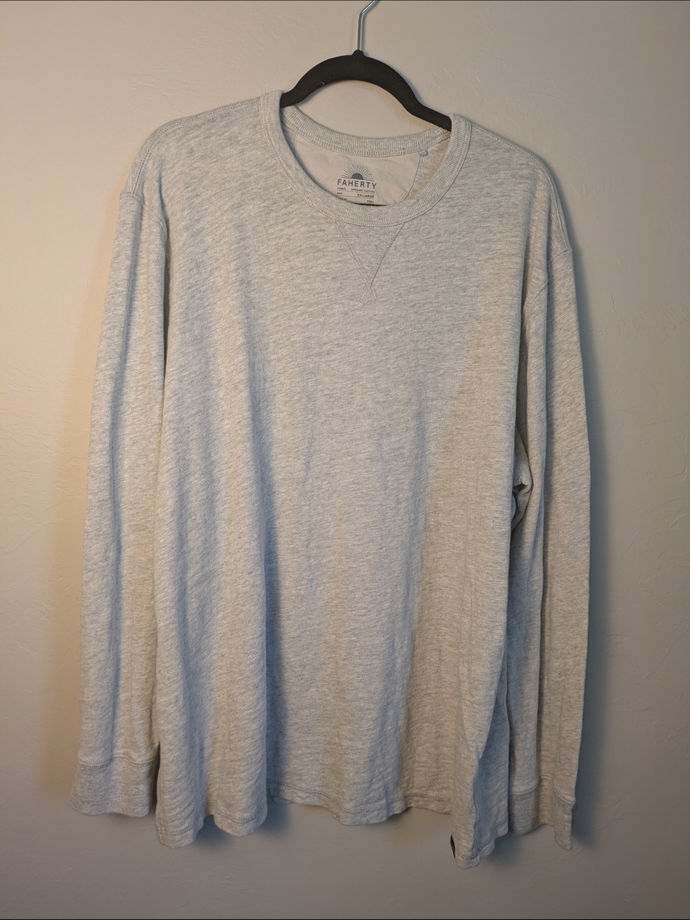Ferity Thermal Knitwear Men's XXL Organic Cotton Waffle Everyday Eco-friendly